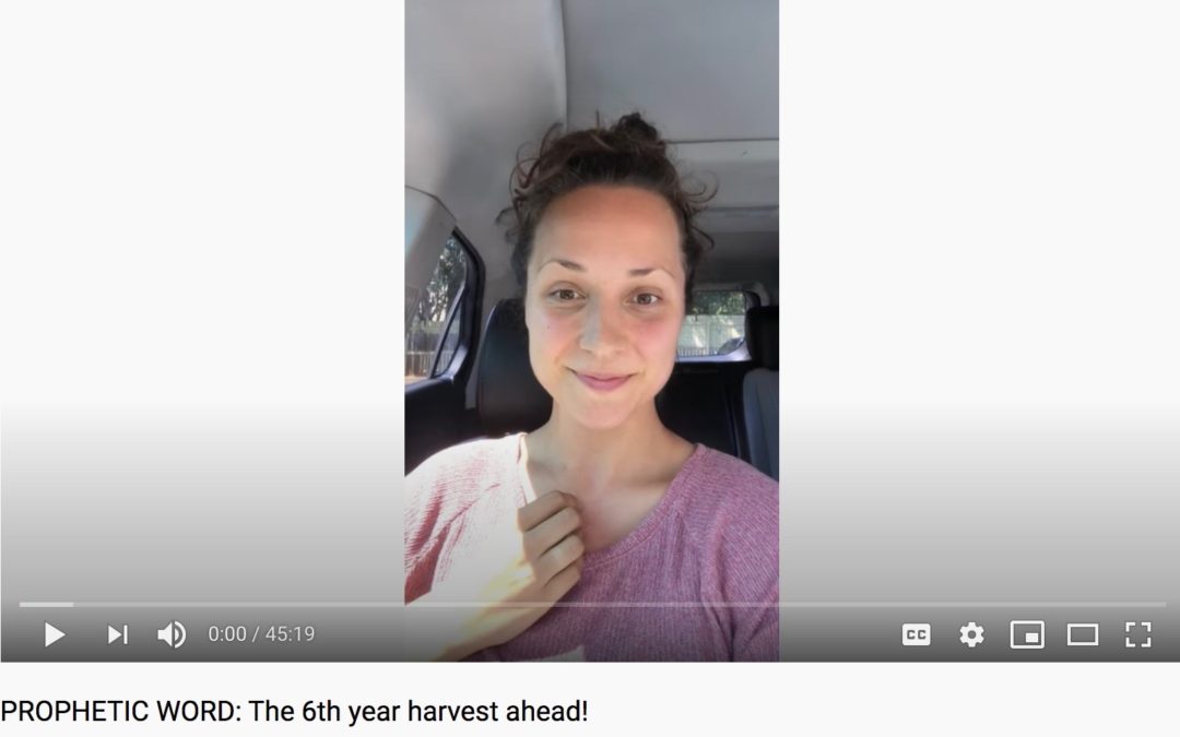 PROPHETIC WORD: The 6th year harvest & the coming Shemitah